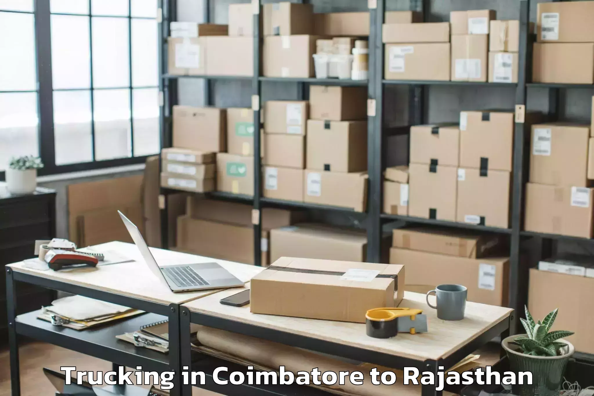 Comprehensive Coimbatore to Abhilashi University Udaipur Trucking